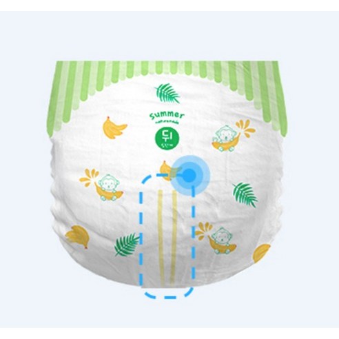 밤새 꿀잠 보장! 여름 기저귀 고민 끝