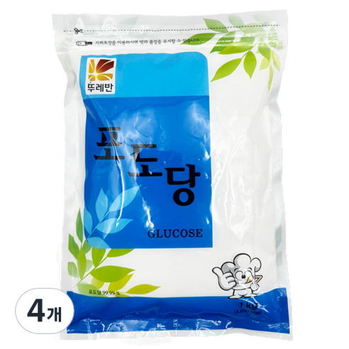 뚜레반 포도당, 1kg, 4개