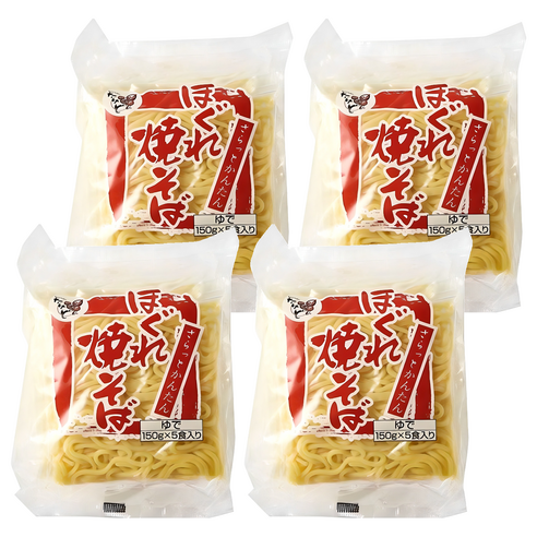 호구레 야끼소바면, 750g, 4개