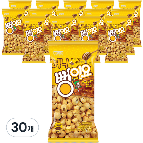 뻥이요 허니, 50g, 30개