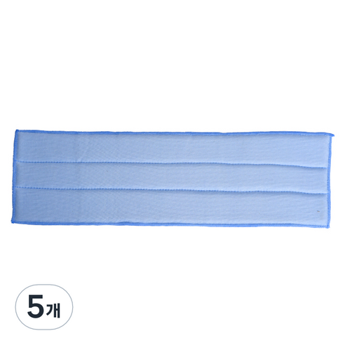 크린메이트 유리창닦이 얼룩제로 밀대패드 27 x 14 cm, 5개