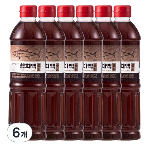 곰곰 참치액 골드, 900ml, 6개