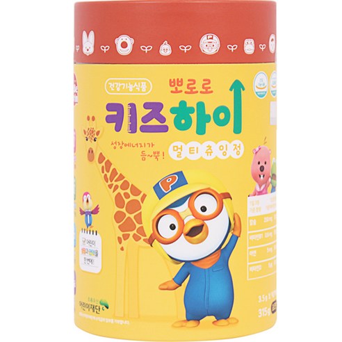 뽀로로 키즈하이 멀티츄잉정, 315g, 1개