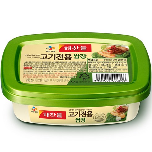 해찬들 고기전용 쌈장, 200g, 1개