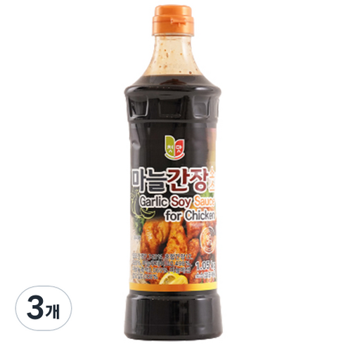 첫맛 마늘간장소스, 1.05kg, 3개