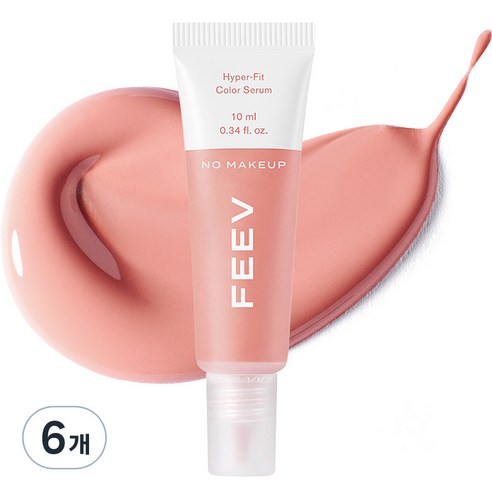 피브 컬러 세럼 블러셔 10ml, 노메이크업, 6개