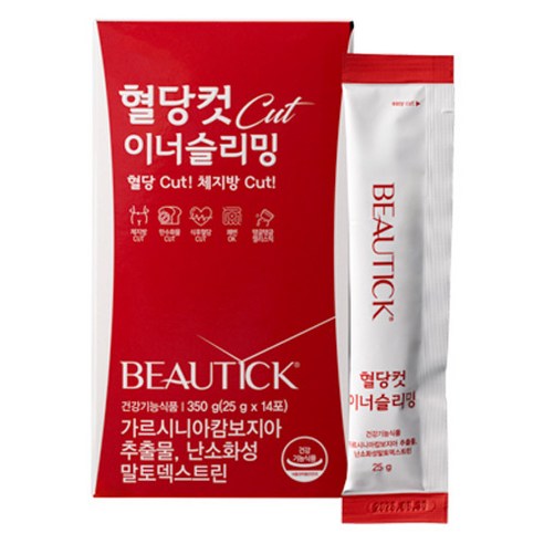 뷰틱 혈당컷 이너슬리밍 14p, 350g, 1개