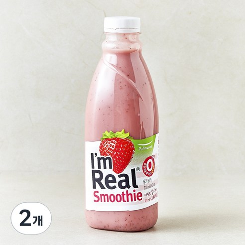 풀무원 아임리얼 스무디 마이 스트로베리 (냉장), 700ml, 2개