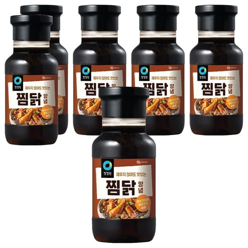 청정원 찜닭 양념, 280g, 6개