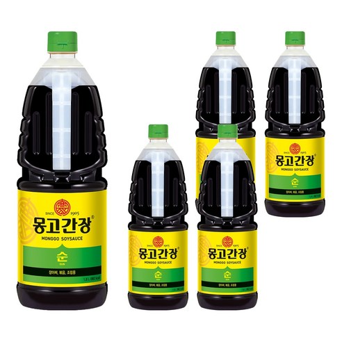 몽고간장 순간장, 1.8L, 5개
