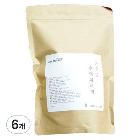 허브나래 우엉차, 1g, 50개입, 6개