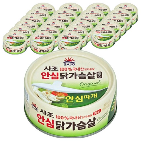 사조 안심 리얼닭가슴살, 90g, 24개