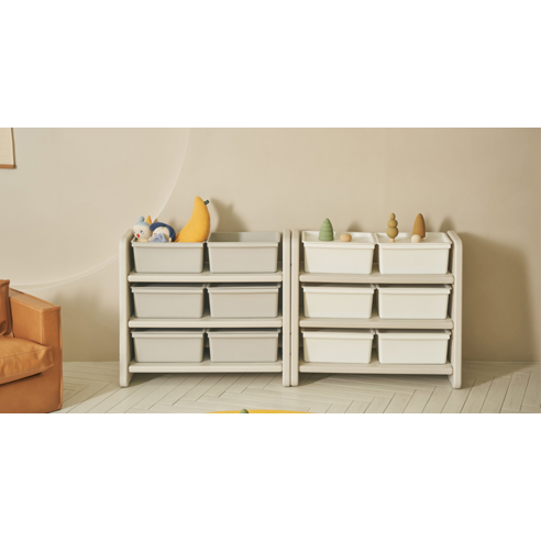 유아의 방을 정리하고 매력적으로 만드는 다용도 이누이베베 꿈꾸는 정리함