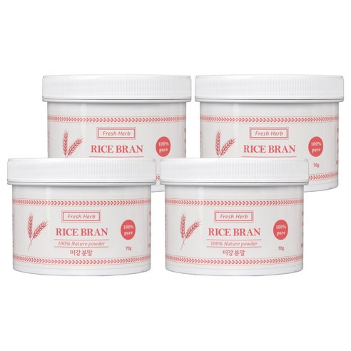 신선약초 미강 가루, 70g, 4개