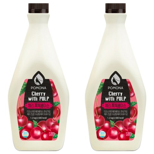 포모나 톡톡 농축 베이스 체리 1.2kg, 2개