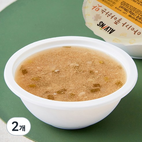엘빈즈 한우 무우국, 160g, 2개