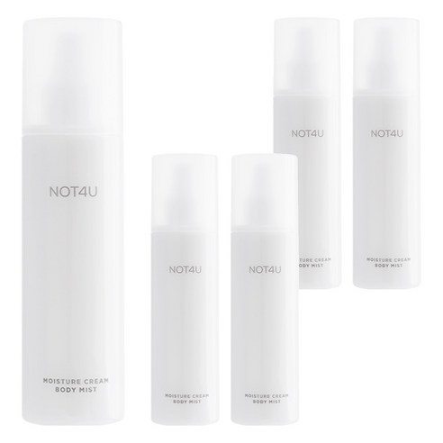 낫포유 모이스처 크림 바디 미스트, 5개, 200ml