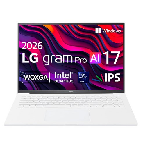 LG전자 2026 그램 Pro AI 17 코어Ultra5, 17Z90U-GS5WK, 512GB, 16GB, WIN11 Home