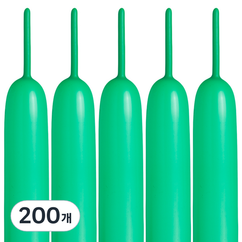 셈퍼텍스 요술풍선 260s, 그린, 200개