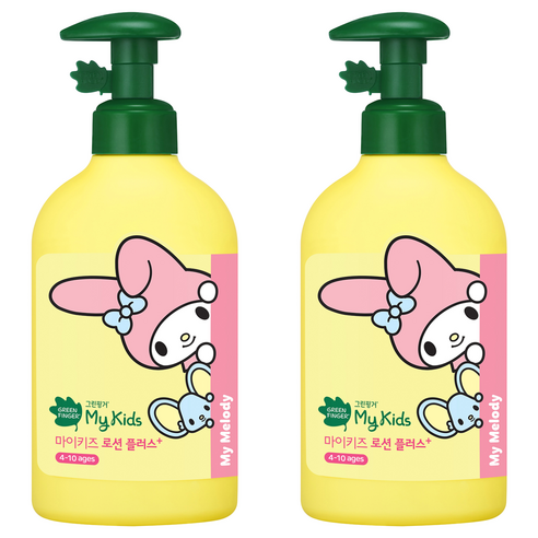 그린핑거 마이키즈 산리오 로션플러스, 320ml, 2개