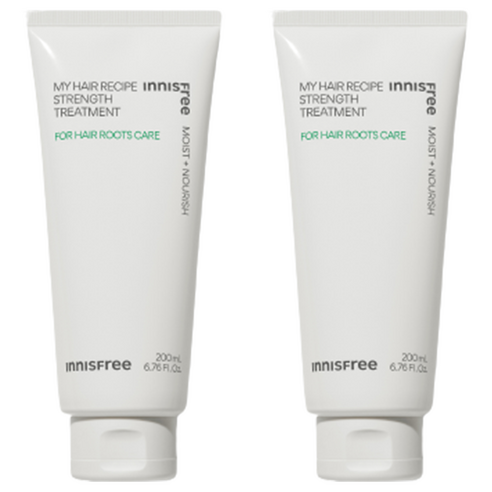 이니스프리 New 마이 헤어 레시피 스트렝스 트리트먼트, 200ml, 2개