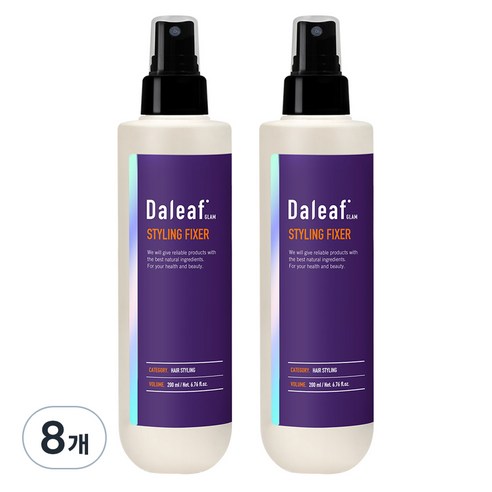 달리프 글램 스타일링 헤어픽서 스프레이, 200ml, 8개
