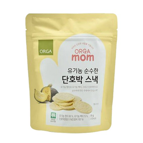 올가홀푸드 순수한 유기농 스낵, 단호박, 1개