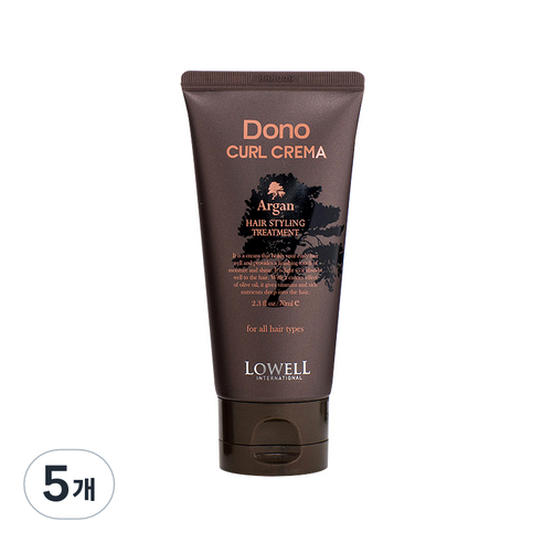 로웰 도노 미니 헤어 컬 크레마, 70ml, 5개