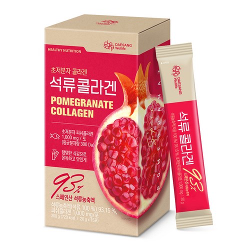 대상웰라이프 석류 콜라겐, 15포, 300g, 2개