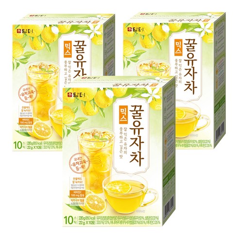 담터 꿀유자차 믹스, 22g, 10개입, 3개