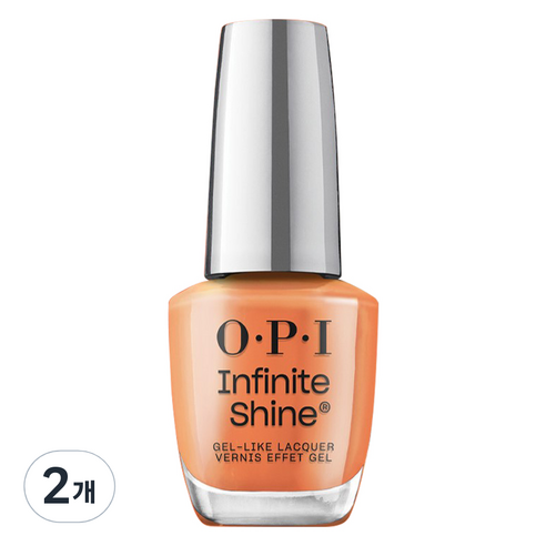 오피아이 인피니트 샤인 젤 라이크 매니큐어, ISL 115 Bright on Top of It, 15ml, 2개