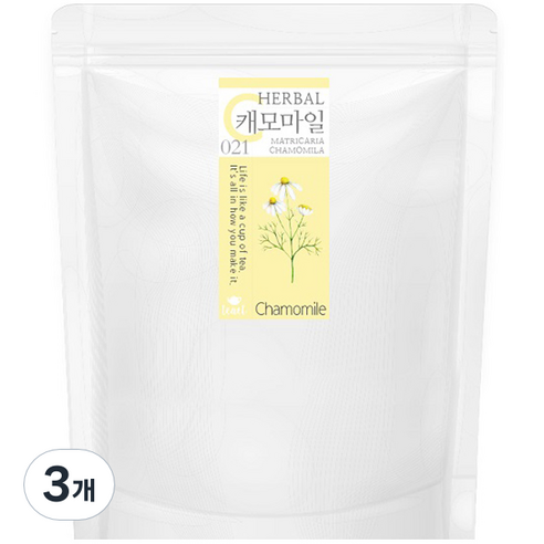 티에 캐모마일 잎차, 120g, 1개, 3개