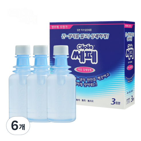 쎄페 여성 질세정제, 360ml, 6개