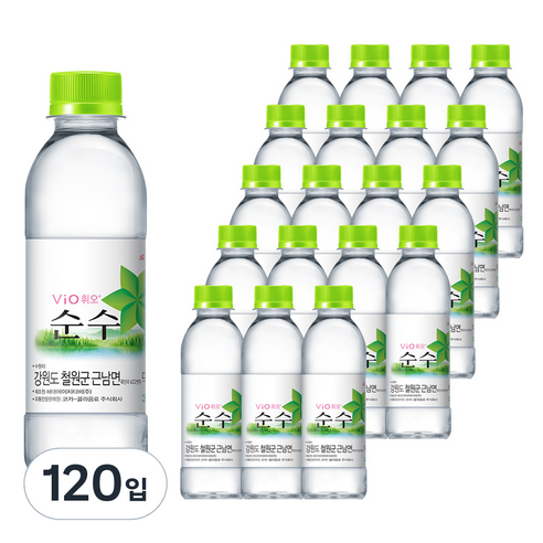 휘오 순수 생수, 300ml, 120개