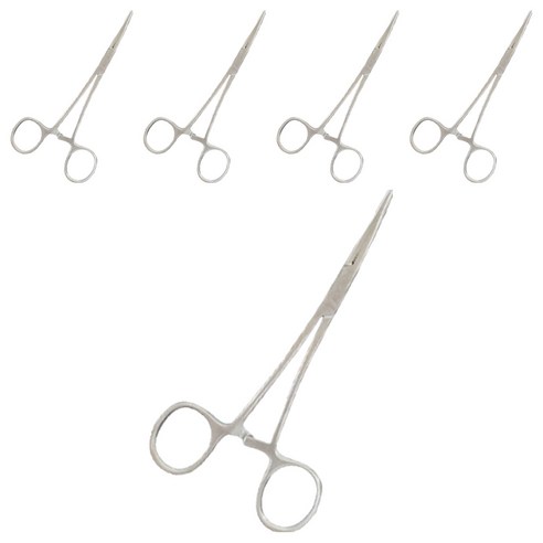 대한의료기 모스키토 켈리 의료용 가위 하품 곡선 14cm, 5개