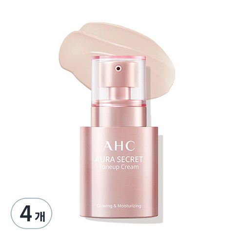 AHC 아우라 시크릿 톤 업 크림 SPF30 PA++ 30g, 4개