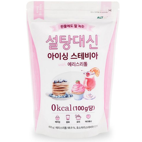 알티스트 설탕대신 스테비아 0칼로리 슈가파우더, 400g, 7개