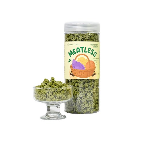 제로랩스 강아지 미트리스 비건 져키 간식, 클로렐라, 1kg, 1개