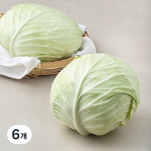 국내산 양배추, 2개입, 6개