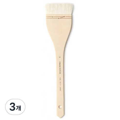화홍산업 넓은붓 100 빽붓, 3호, 3개