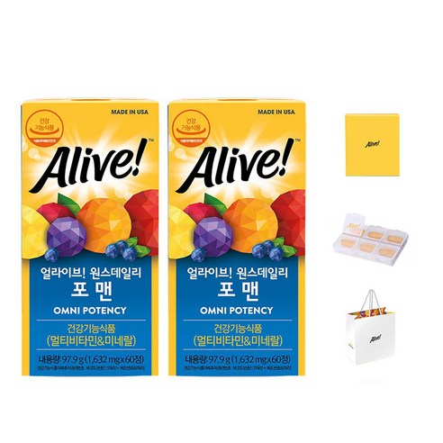 Alive Multi Man 維生素補充劑 + 購物袋 - Coupang 酷澎 | 韓國最大電商台灣官網