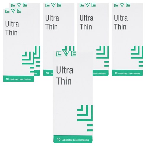 EVE 울트라씬 콘돔, 10개입, 6개