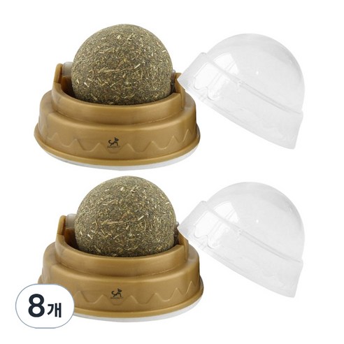 딩동펫 고양이 롤링 캣닢 볼 사탕, 30g, 8개