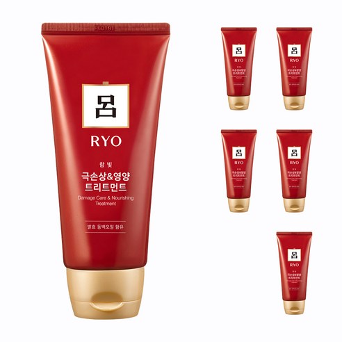 려 함빛 집중영양 헤어 트리트먼트, 180ml, 6개