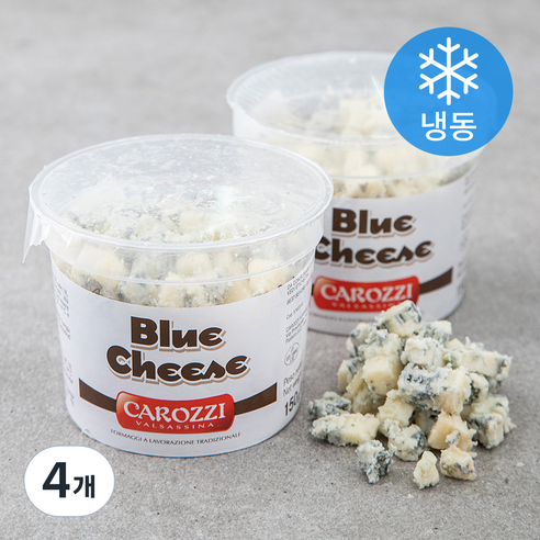 카로찌 블루치즈 큐브 2p (냉동), 300g, 4개