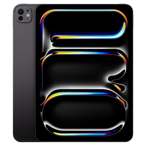 Apple 2025 아이패드 프로 11(M5 모델) 스탠다드 글래스, 스페이스 블랙, 1TB, Wi-Fi+Cellular