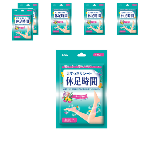 휴족시간 쿨링시트, 6개입, 6개