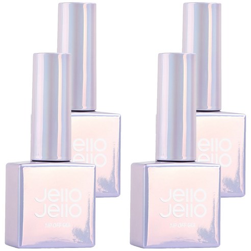 젤로젤로 연장 팁오프젤, 10ml, 4개