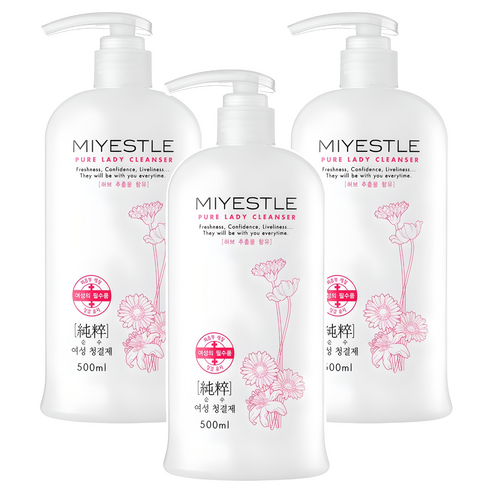 동성제약 미에뜰 여성청결제, 500ml, 3개