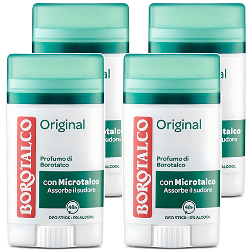 보로탈코 오리지널 스틱 데오드란트, 4개, 40ml